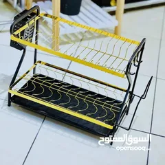  10 مطبقيه  2 دور ذهبي في اسود  المطبقيه الجولد المعدن مطبقية كاملة متكاملة لكل احتياجات المطبخ