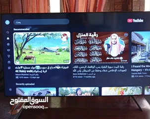  5 شاشة سامسونغ 65 انش شبه جديده للبيع