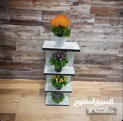  13 رف خشب شاشه ومطبخ وحمام وديكور حائط وستاند مكياج وجلاتين وغيره