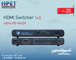  1 HDMI Switcher 1×3 Ultra HD 4kx2k