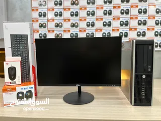  8 أجهزة كمبيوتر كامله بحالة الوكالة i5 مع شاشة جديده