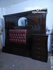  1 غرفه نوم ماستر تفصيل خشب لاتيه 18 بحاله الوكاله
