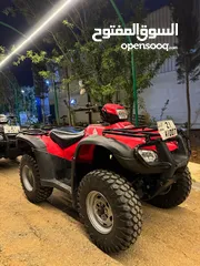  1 honda rubicon 500cc 2013 zero mileage  4×4   4×4دراجات هوندا روبيكونam ds450cc