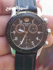  1 Tissot Men's V8 Swiss Quartz Black Watch  كونغراف تيسو سويسري