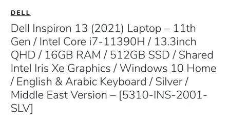  5 Dell i7 11th generation laptop