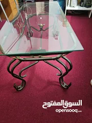  4 Glass Top Table