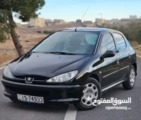  1 بيجو 206 موديل 2006 بحالة الوكالة للبيع أو للبدل