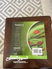  4 كتب منهج أمريكي للصف 9-12 SAT Algebra2+Biology Books