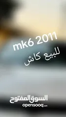  12 جولف mk6  جير عادي   موديل 2011 تسيير 2014 بالرخصه