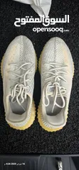  14 shoes Adidas Yeezy original 43وثلث الابيض اصلي والرمادي قياس 44 كوبي  بحاله ممتازه كانه جديد .