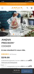  4 جهاز طبخ سوس فيد ANOVA PRECISION' COOKER