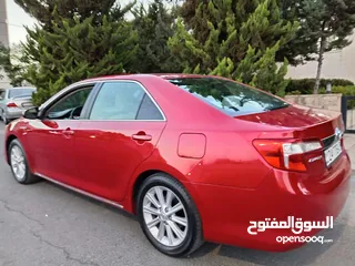  14 تويوتا كامري 2013 XLE فحص كامل كرت ابيض 7 جيد ولا ملاحظه  كلين تايتل جديده بمعنى الكلمه