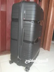  14 حقيبة سفر فخمة جديدة لون اسود حجم كبير