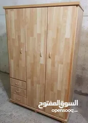  30 حرق الاسعار خزانة ملابس 6 درف طابقين خشب لاتي 18 وزان الكميه محدوده العرض حتا نفاذ الكمية