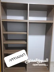  15 خزائن ملابس خشب لامنيت 18م او لاتيه حسب الطلب جميع المقاسات الون اختياري