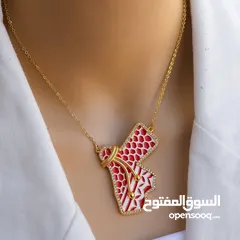  4 سنسال مطلي بالذهب عيار 21