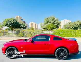  3 FORD MUSTANG GT 2010 RED GCC WELL MAINTAINED