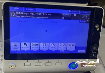  4 طابعة كونكا 308 ويوجد مكبس وطابعة ابيسون سبلميشن ومع مكبس