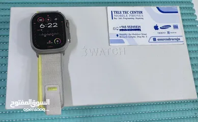  2 Apple Watch Ultra 1 49MM (GPS+Celular) Titanium Used!