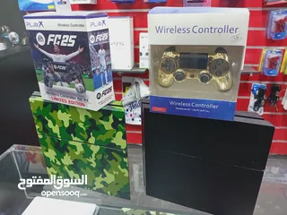  7 أجهزه بلايستيشن فور مستخدمه ps4 fat  للبيع
