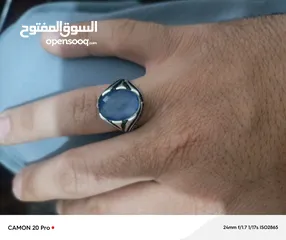  3 خاتم فضه مختوم 925