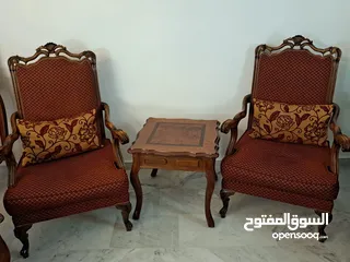  5 طقم ضيوف مع طاولات وسط وانتريه