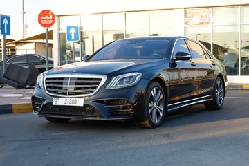  1 مرسيدس S500 موديل 2014 لون اسود محول 2020  بحالة ممتازة فل اوبشن وارد اليابان