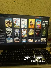  6 حساب ستيم يحتوي 8971 لعبة وافضل الالعاب منها gta و horizons call of duty والسعر قابل التفاوض
