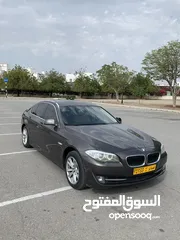  8 BMW 520 ! موديل 2012 خليجي وكاله عمان  الممشى: 260 قابل لزياده  سياره نظيفه و خاليه من العيوب