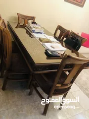  5 طقم كنب 300 وطاولة سفرة للبيع250