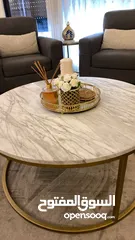  1 طاولات رخام ماربل نوعية ممتازة شبه جديد
