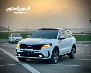  4 كايا سورينتو/2022 فل الفل  فتحة سقف بانوراما  4x4 ///240Hp بنزين + كهرباء  ( Haybrid) 1600cc