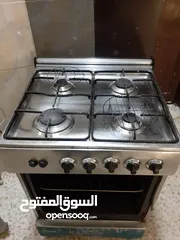  1 غاز فرن 4 عيون بدي استالس ما بصدي