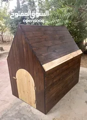  14 بيوت كلاب خشب