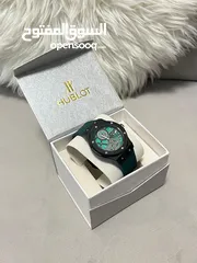  6 ساعات رجاليه من نوع ( Hublot ) الفخم ولجديد للرجال