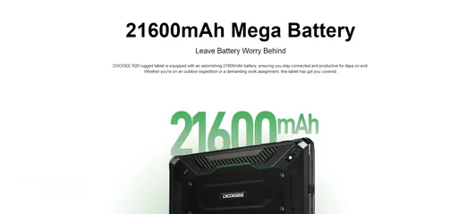  6 دودجي R20 تابلت غير قابل للكسر