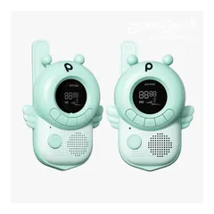  1 Porodo Kids Talk Walkie Talkie - Green PD-WKTKV2-WH  جهاز اتصال لاسلكي من بورودو كيدز توك - أخضر