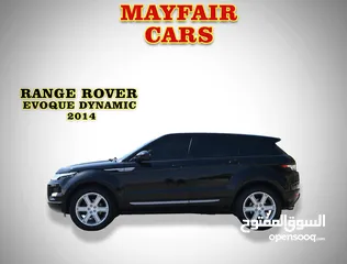  7 AGENCY SERVICE - ORIGINAL PAINT - RANGE ROVER EVOQUE DYNAMIC 2.0TC V4 - GCC SPECS - MINT CONDITION