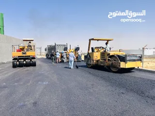  2 تزفيت وتعبيد الساحات وأعمال الطرق بجودة عالية وبأسعار مناسبة