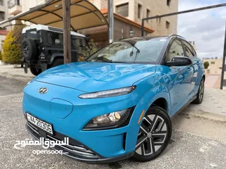  3 ‎هيونداي كونا كهرباء موديل 2022 كلين تايتل خالي من الحوادث جمرك اليوم ترخيص وتأمين سنه كامله