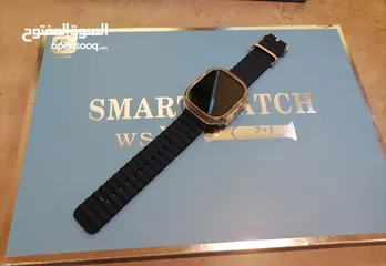  8 ساعة يد ذكية للبيع ULTRA WS-X9 مستعملة حالة ممتازة بالكرتون وكل الملحقات موجودة