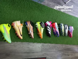  12 shoes football original nike w adidas w puma اسبدرينات فوتبول حذاء كرة قدم