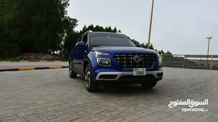  4 Hyundai - VENUE - 2022 - Blue - Small SUV - Eng 1.6L