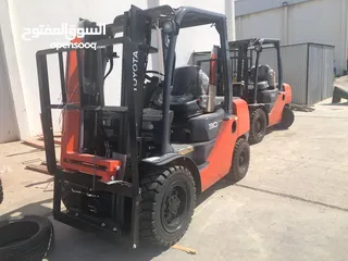  2 فورك لفت للايجار شهري سنوي  NEW Forklift for rent monthly & eyers