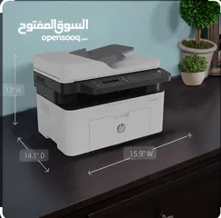  6 طابعة أتش بي ليزر جيت اسود  وايرلس   hp laser jet M137 fnw