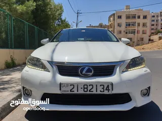  13 لكزس ct200h وارد دبي مواصفات خاصة كرت ابيض