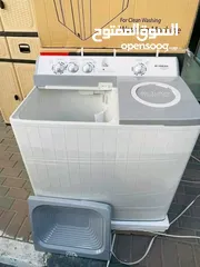  1 غسالة Fresh حوضين 20 كيلو بنظام LG   كفالة 3 سنوات على المتور كفالة سنة على العصارة