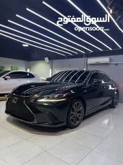  6 Lexus ES 350 FSport 2019 حادث السيارة بسيط جداً