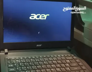  1 لابتوب acer مستعمل بحالة جيدة