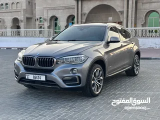  1 BMW X6 2016 Gcc v8 full option super clean car famliy use